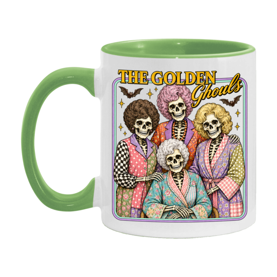 The Golden Ghouls Mug - Halloween Coffee Mug, 11Oz Or 15Oz Ceramic Cup