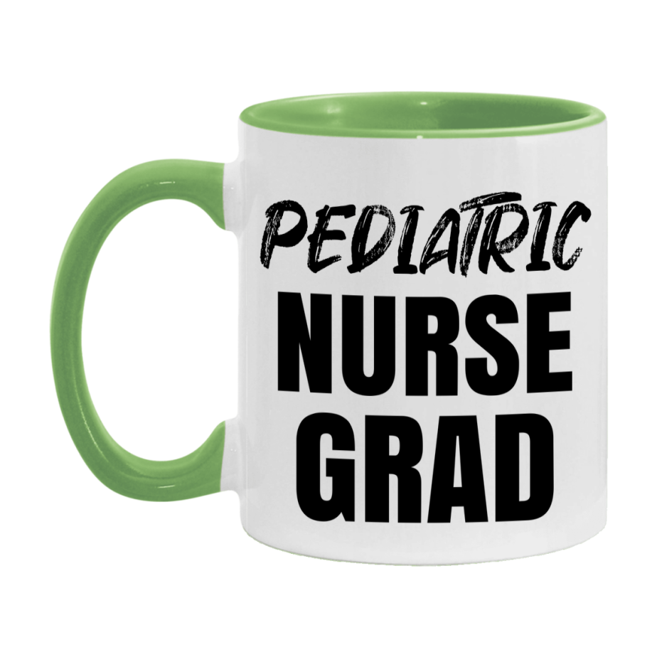 Pediatric Nurse Grad Coffee Mug - Ceramic Nursing Graduation Gift