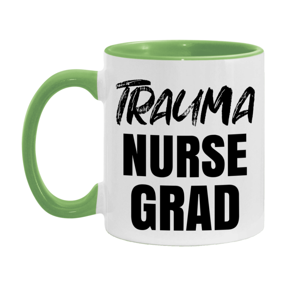 Trauma Nurse Grad Coffee Mug - Ceramic Nursing Graduation Gift