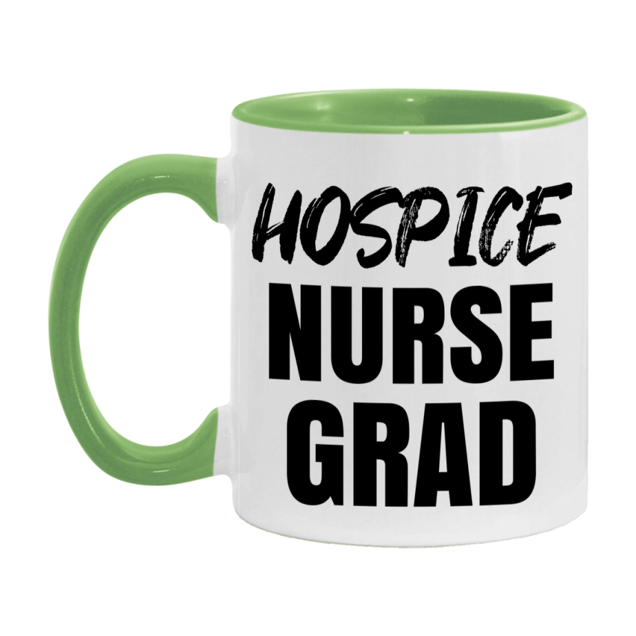 Hospice Nurse Grad Coffee Mug - Ceramic Nursing Graduation Gift