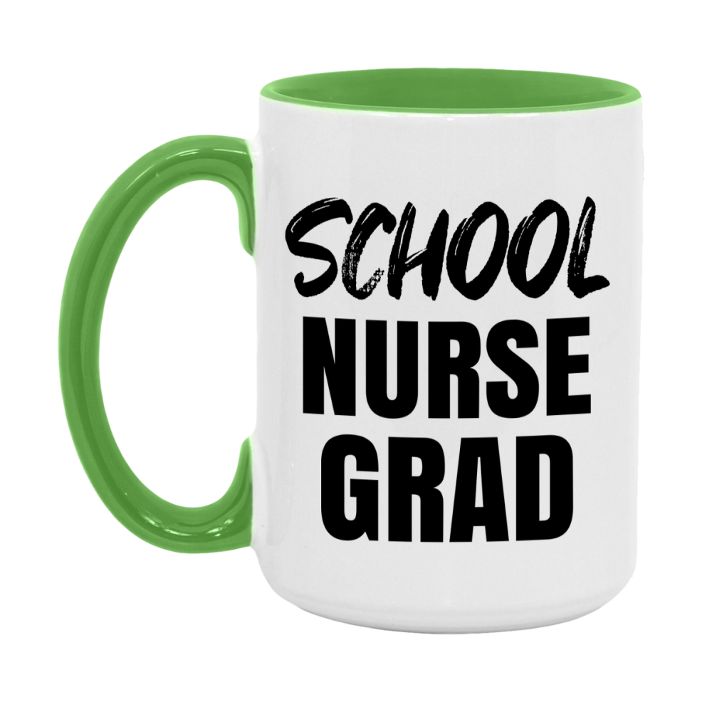 School Nurse Grad Coffee Mug - Ceramic Nursing Graduation Gift