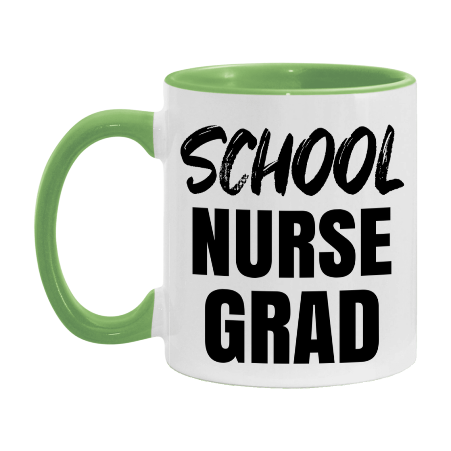 School Nurse Grad Coffee Mug - Ceramic Nursing Graduation Gift