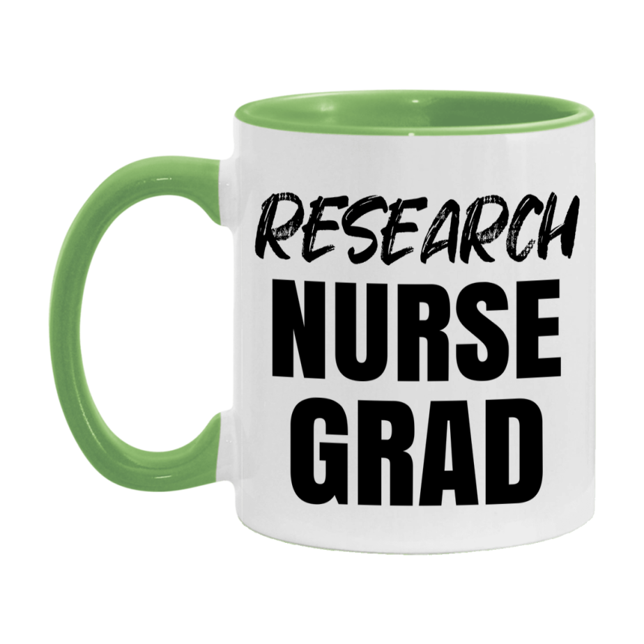 Research Nurse Grad Coffee Mug - Ceramic Nursing Graduation Gift