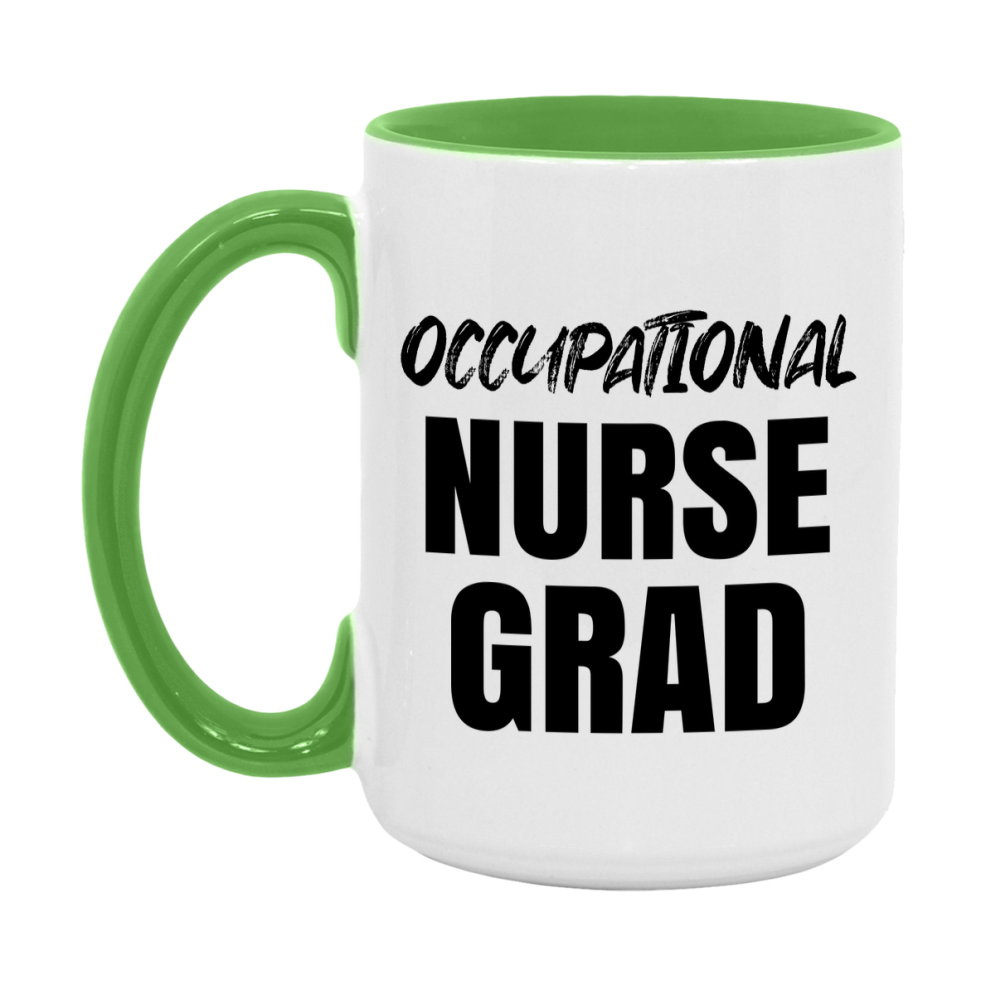 Occupational Nurse Grad Coffee Mug - Ceramic Nursing Graduation Gift