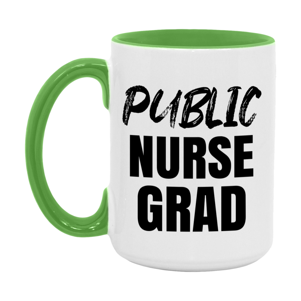 Public Nurse Grad Coffee Mug - Ceramic Nursing Graduation Gift