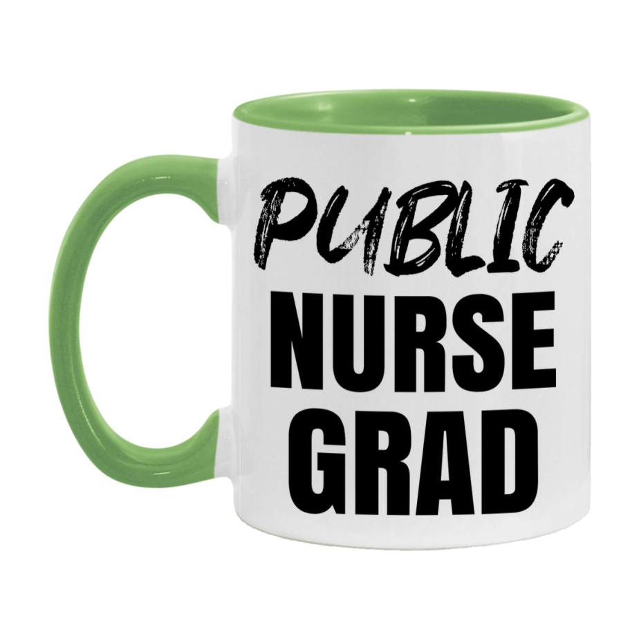 Public Nurse Grad Coffee Mug - Ceramic Nursing Graduation Gift