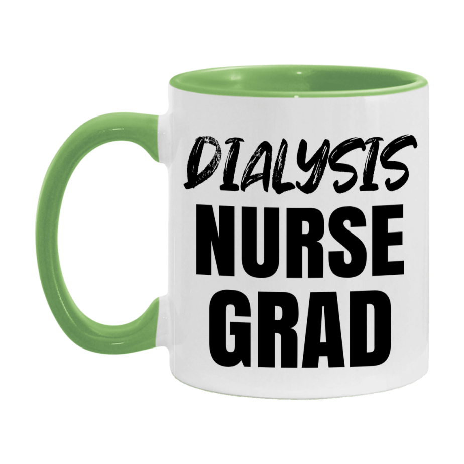 Dialysis Nurse Grad Coffee Mug - Ceramic Nursing Graduation Gift
