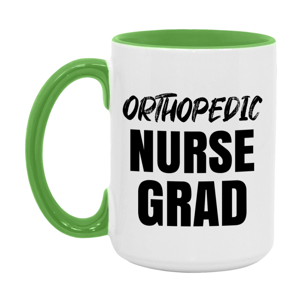 Orthopedic Nurse Grad Coffee Mug - Ceramic Nursing Graduation Gift