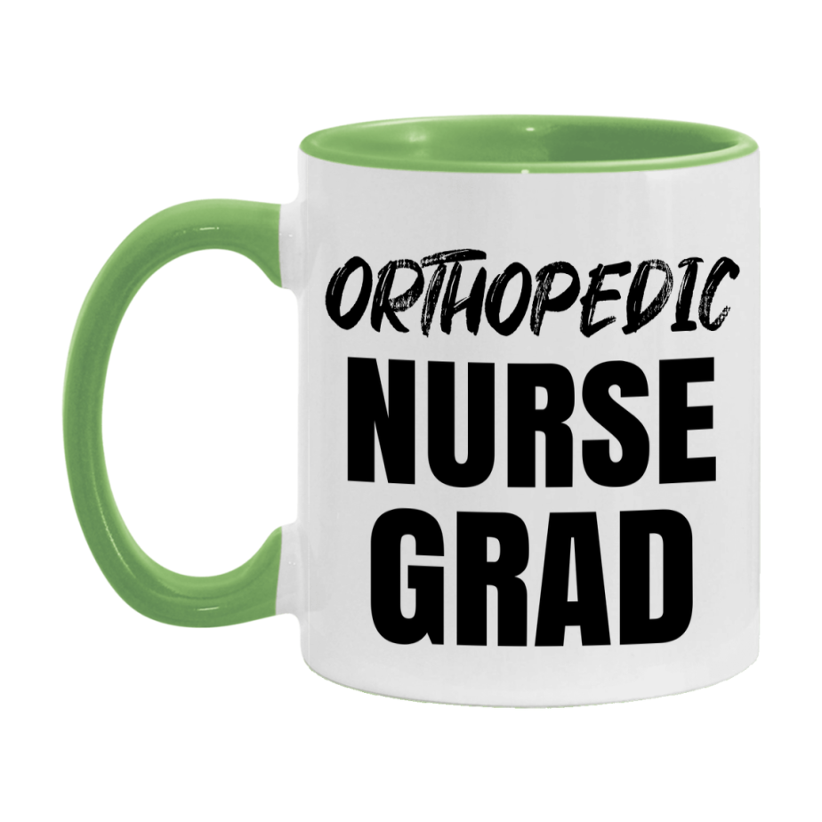 Orthopedic Nurse Grad Coffee Mug - Ceramic Nursing Graduation Gift
