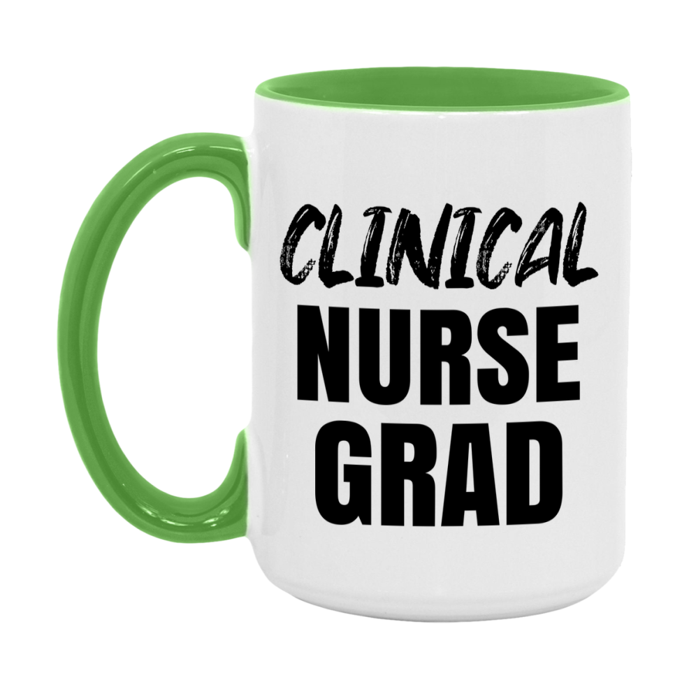 Clinical Nurse Grad Coffee Mug - Ceramic Nursing Graduation Gift