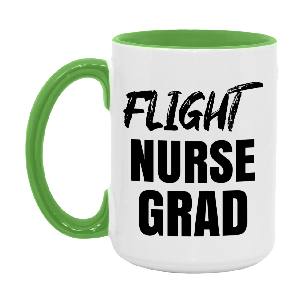 Flight Nurse Grad Coffee Mug - Ceramic Nursing Graduation Gift