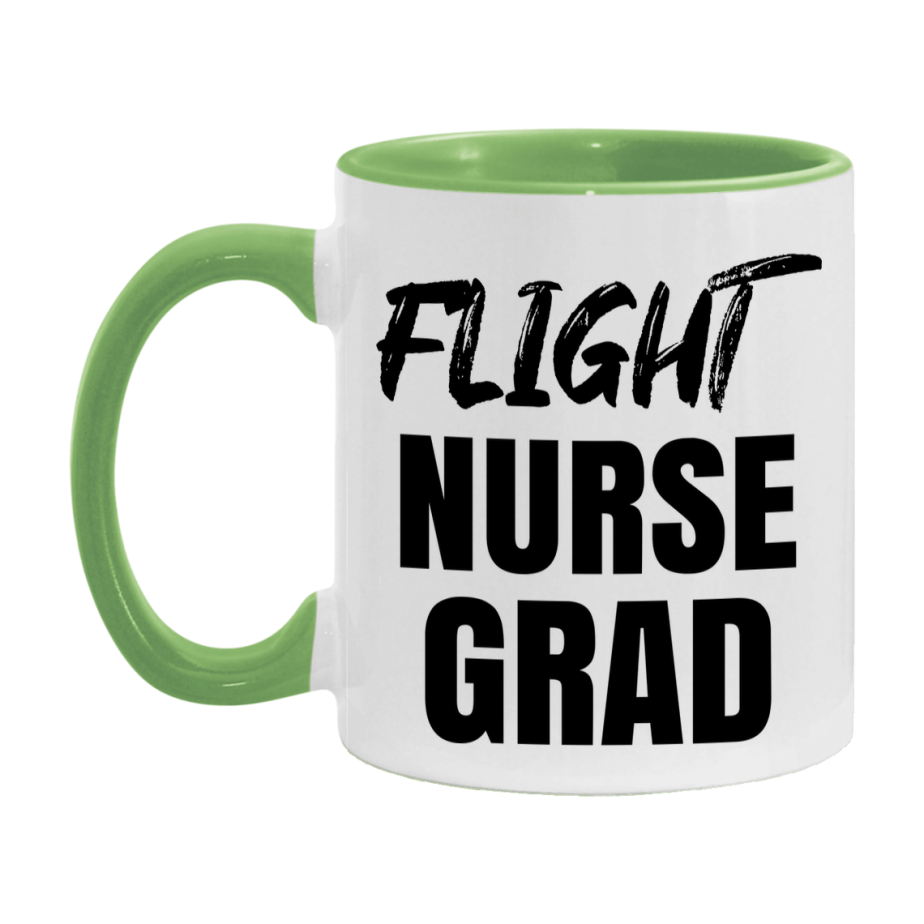 Flight Nurse Grad Coffee Mug - Ceramic Nursing Graduation Gift