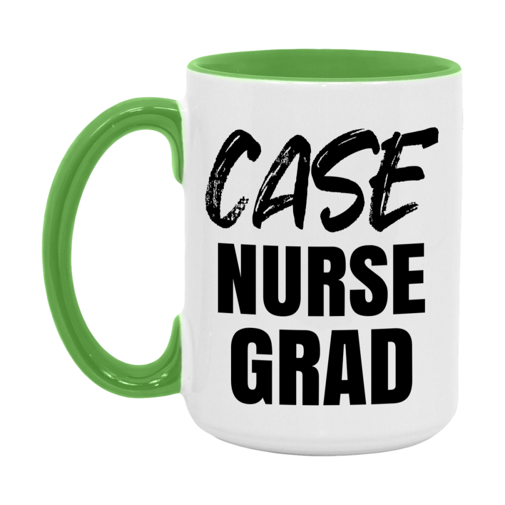 Case Nurse Grad Coffee Mug - Ceramic Nursing Graduation Gift