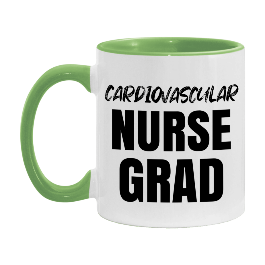 Cardiovascular Nurse Grad Coffee Mug - Ceramic Nursing Graduation Gift