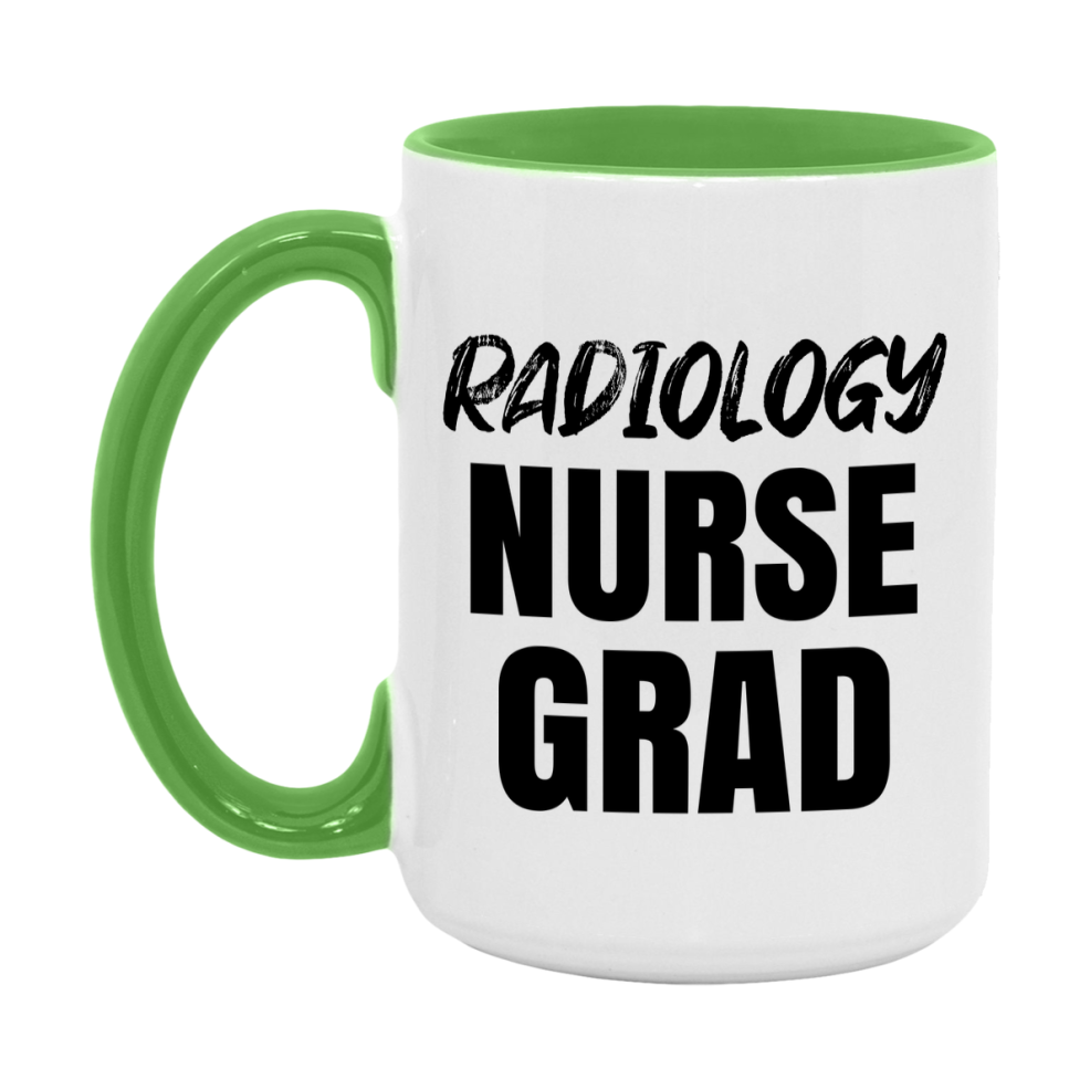Radiology Nurse Grad Coffee Mug - Ceramic Nursing Graduation Gift