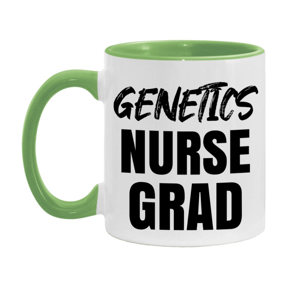Genetics Nurse Grad Coffee Mug - Ceramic Nursing Graduation Gift
