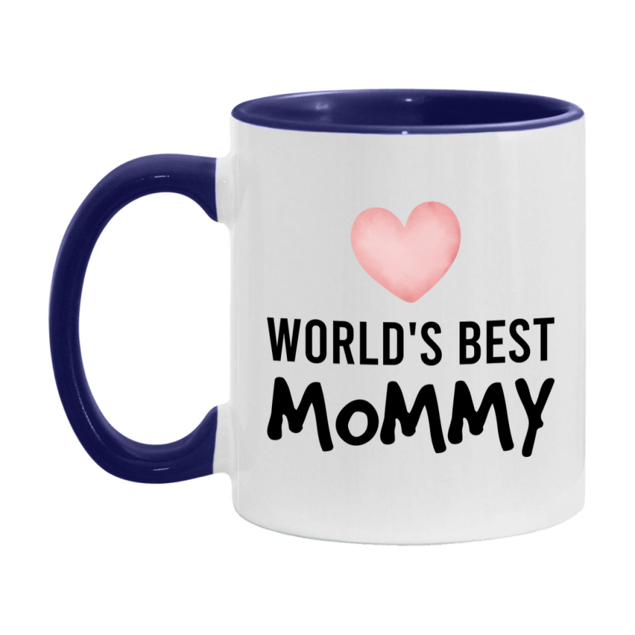 World's Best Mommy Mug, Mommy Superlative Coffee Mug, 11oz or 15oz Ceramic Cup, Gift for Mommy
