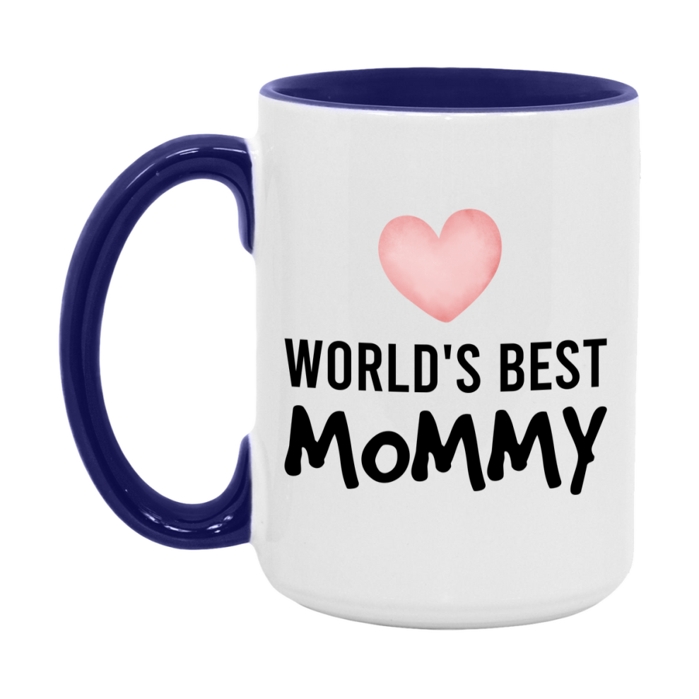 World's Best Mommy Mug, Mommy Superlative Coffee Mug, 11oz or 15oz Ceramic Cup, Gift for Mommy
