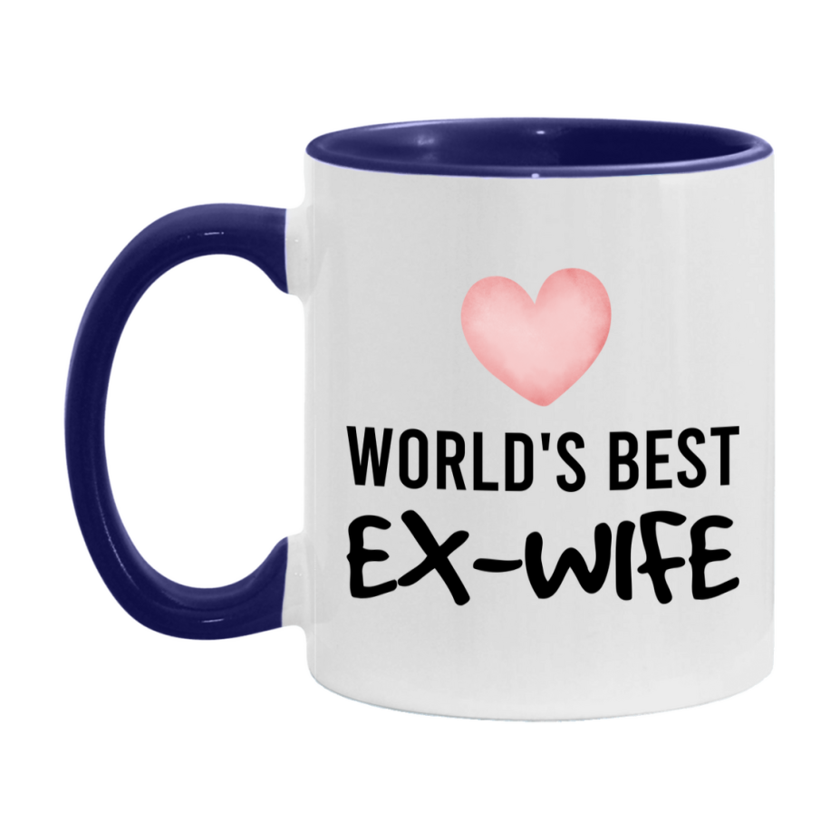 World's Best Ex-Wife Mug, Ex-Wife Superlative Coffee Mug, 11oz or 15oz Ceramic Cup, Gift for Ex-Wife