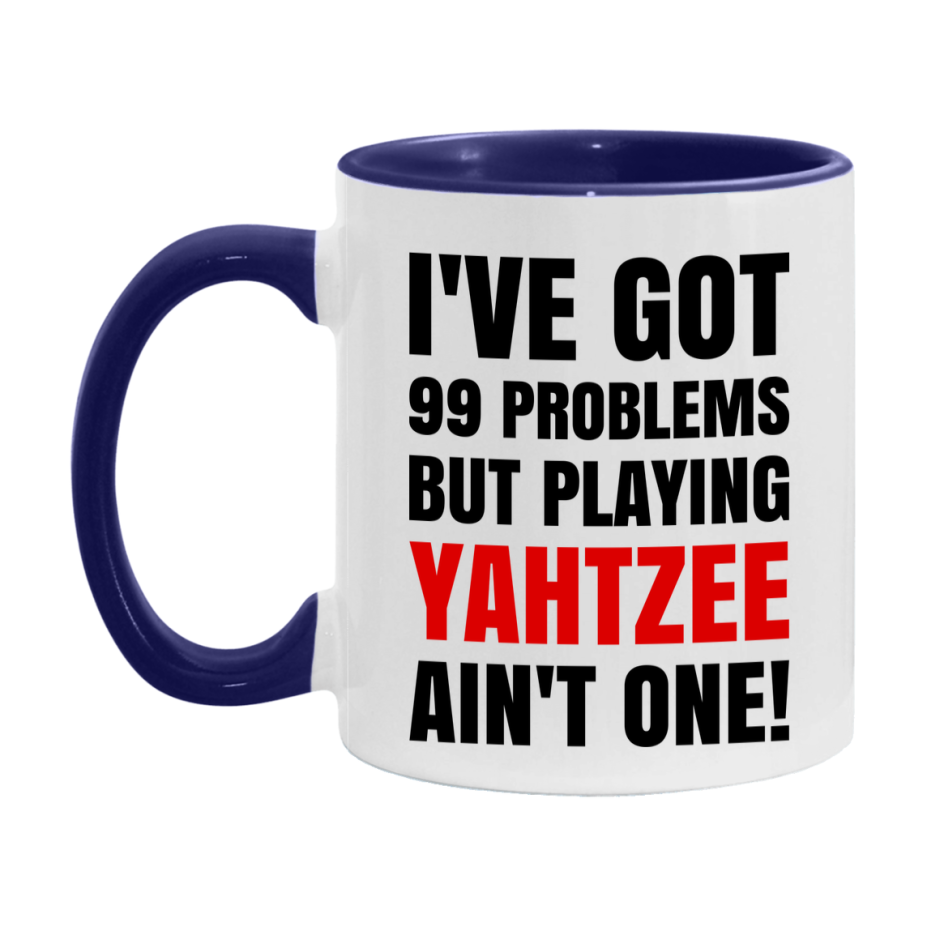 Funny Board Game Mug Gift, I've Got 99 Problems But Playing Board Games Ain't One! 11oz or 15oz Ceramic Coffee Mug for Board Game Lovers