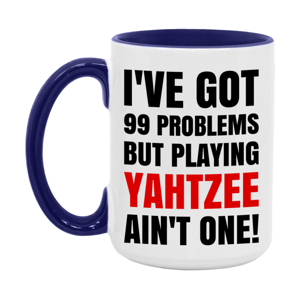 Funny Board Game Mug Gift, I've Got 99 Problems But Playing Board Games Ain't One! 11oz or 15oz Ceramic Coffee Mug for Board Game Lovers