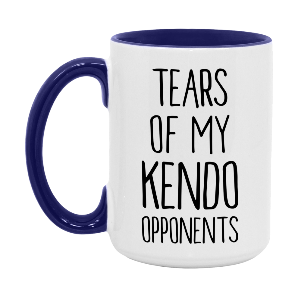 Funny Martial Arts Mug - "Tears Of My Kendo Opponents" - 11Oz Or 15Oz White Ceramic Coffee Cup