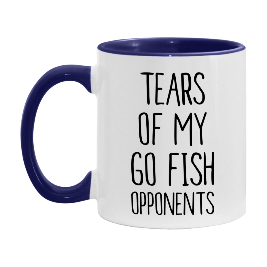 Funny Go Fish Mug – “Tears Of My Go Fish Opponents” – 11Oz Or 15Oz Coffee Cup