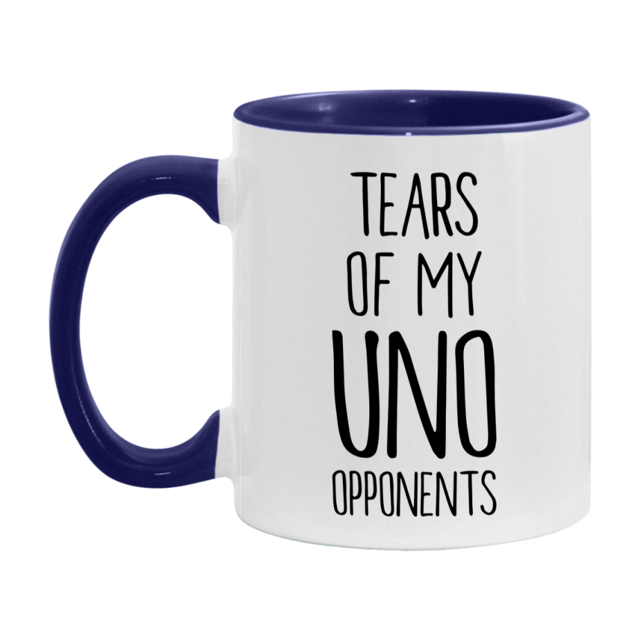 Funny Uno Mug – “Tears Of My Uno Opponents” – 11Oz Or 15Oz Coffee Cup