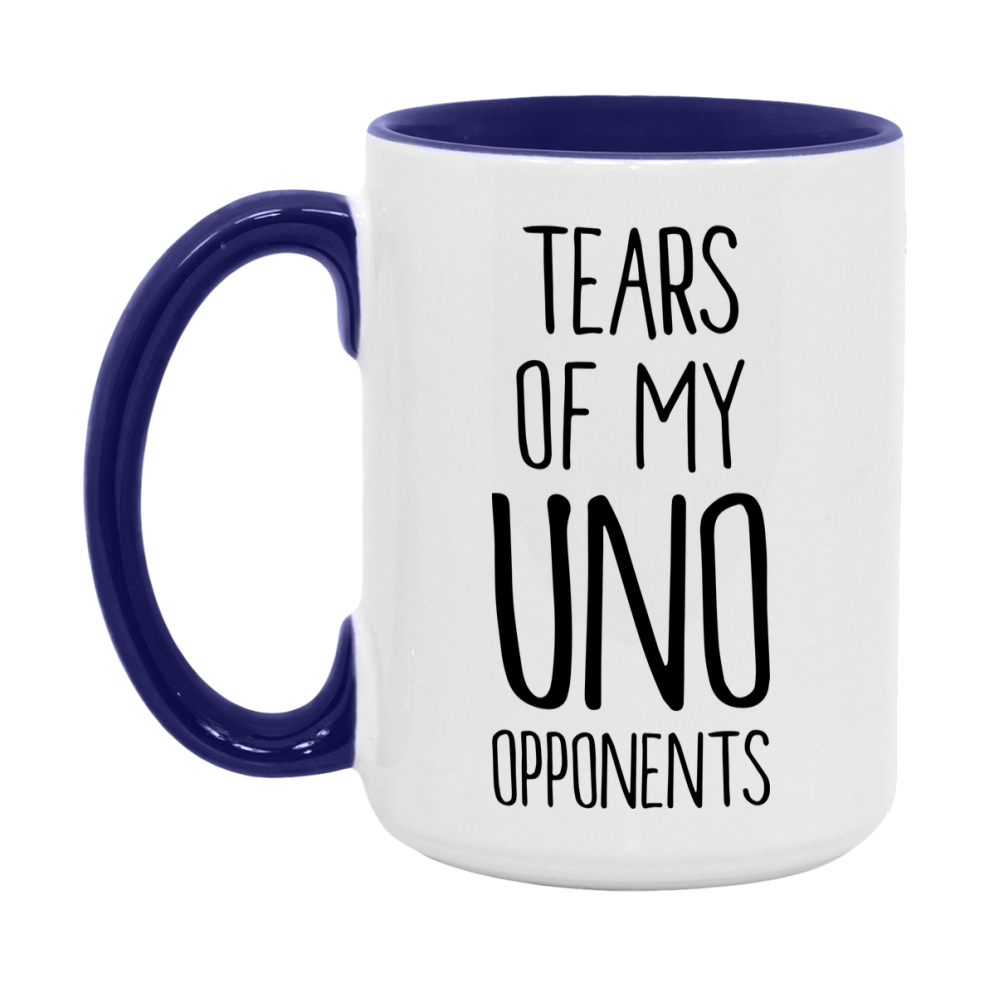 Funny Uno Mug – “Tears Of My Uno Opponents” – 11Oz Or 15Oz Coffee Cup