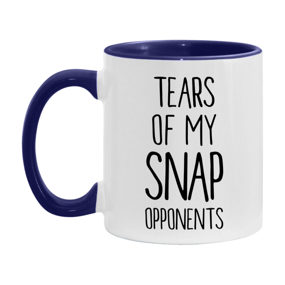 Funny Snap Mug – “Tears Of My Snap Opponents” – 11Oz Or 15Oz Coffee Cup