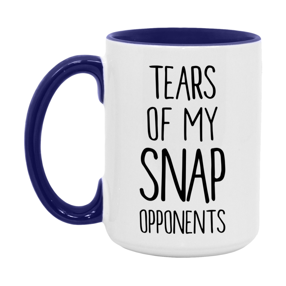 Funny Snap Mug – “Tears Of My Snap Opponents” – 11Oz Or 15Oz Coffee Cup