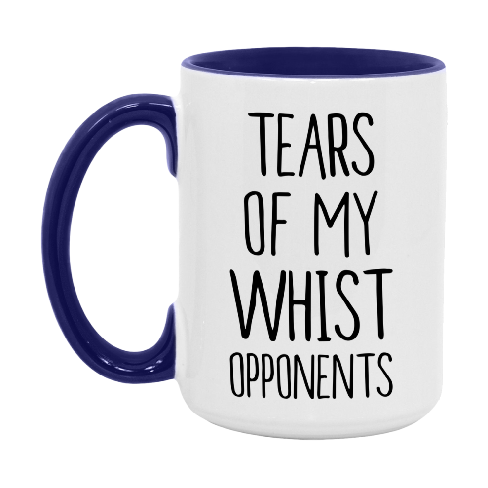Funny Whist Mug – “Tears Of My Whist Opponents” – 11Oz Or 15Oz Coffee Cup