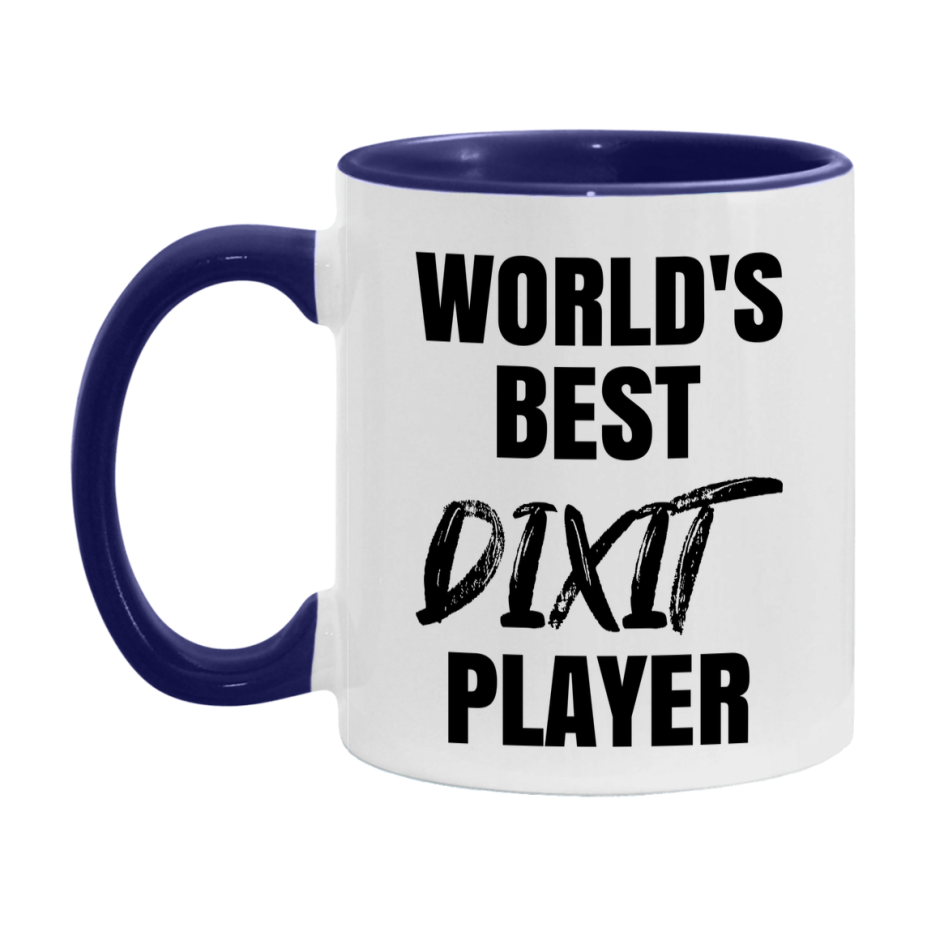 World's Best Dixit Player Mug, Funny Game Board Gift, 11Oz Or 15Oz White Ceramic Mug
