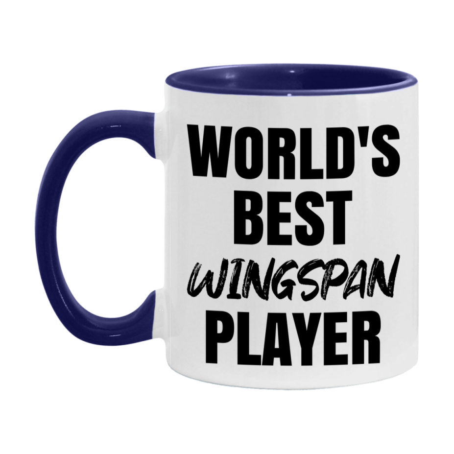 World's Best Wingspan Player Mug, Funny Game Board Gift, 11Oz Or 15Oz White Ceramic Mug