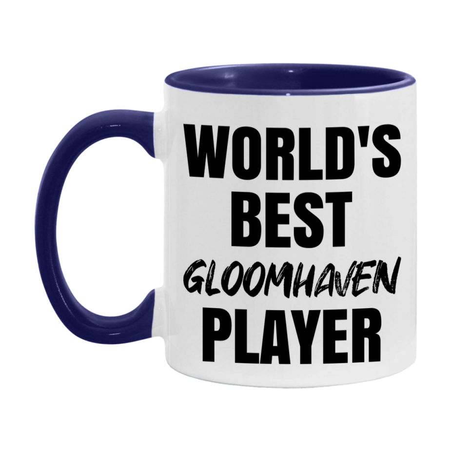 World's Best Gloomhaven Player Mug, Funny Game Board Gift, 11Oz Or 15Oz White Ceramic Mug