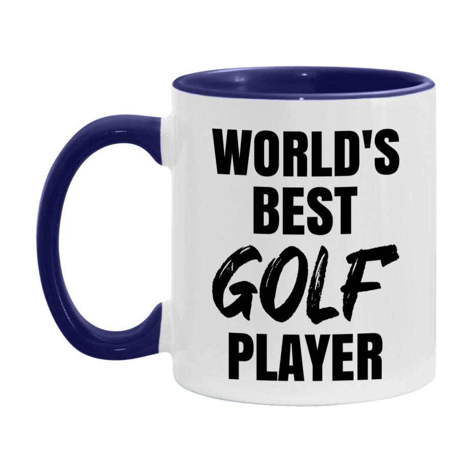 World's Best Golf Player Mug, Double-Sided 11Oz Or 15Oz Coffee Cup