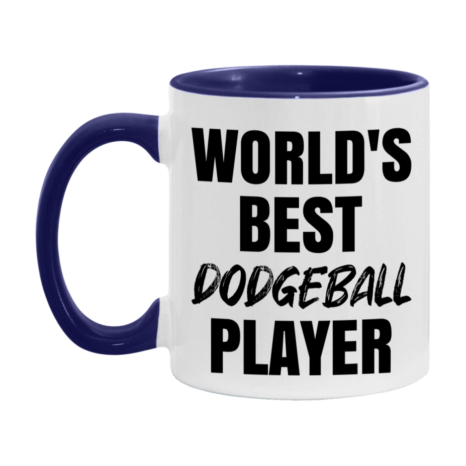 World's Best Dodgeball Player Mug, Double-Sided 11Oz Or 15Oz Coffee Cup