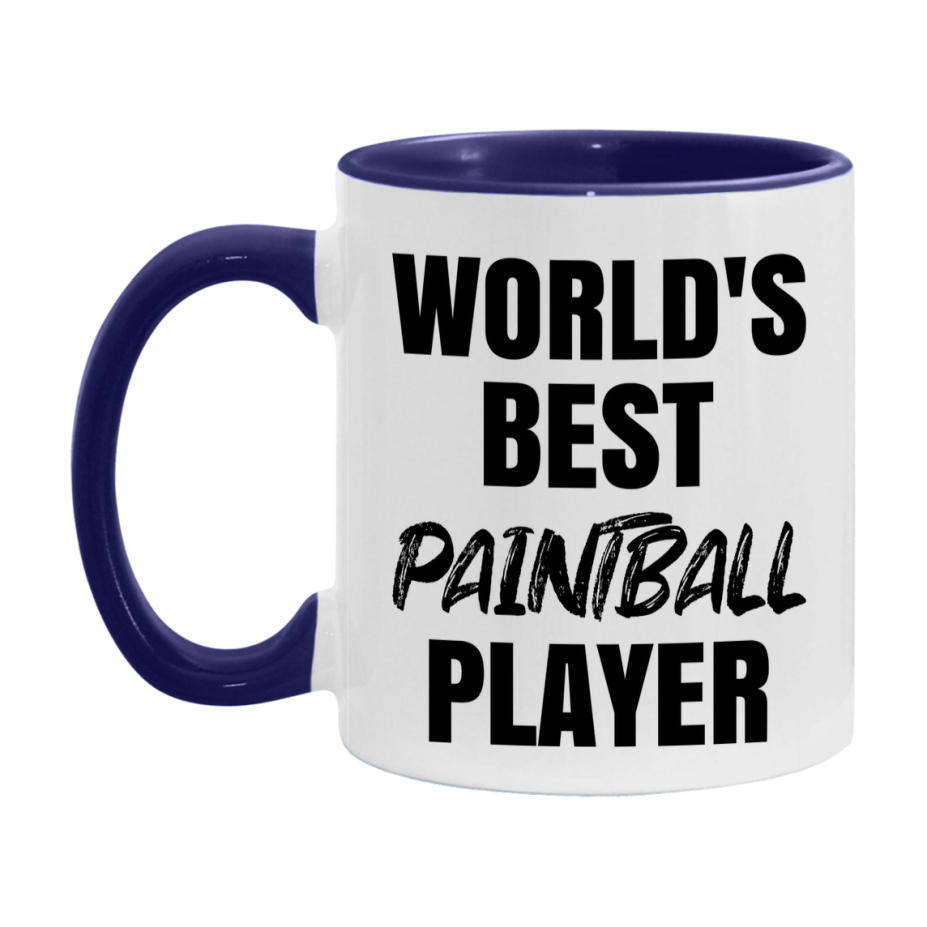 World's Best Paintball Player Mug, Double-Sided 11Oz Or 15Oz Coffee Cup