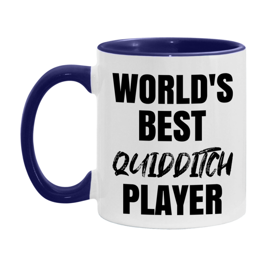 World's Best Quidditch Player Mug, Double-Sided 11Oz Or 15Oz Coffee Cup