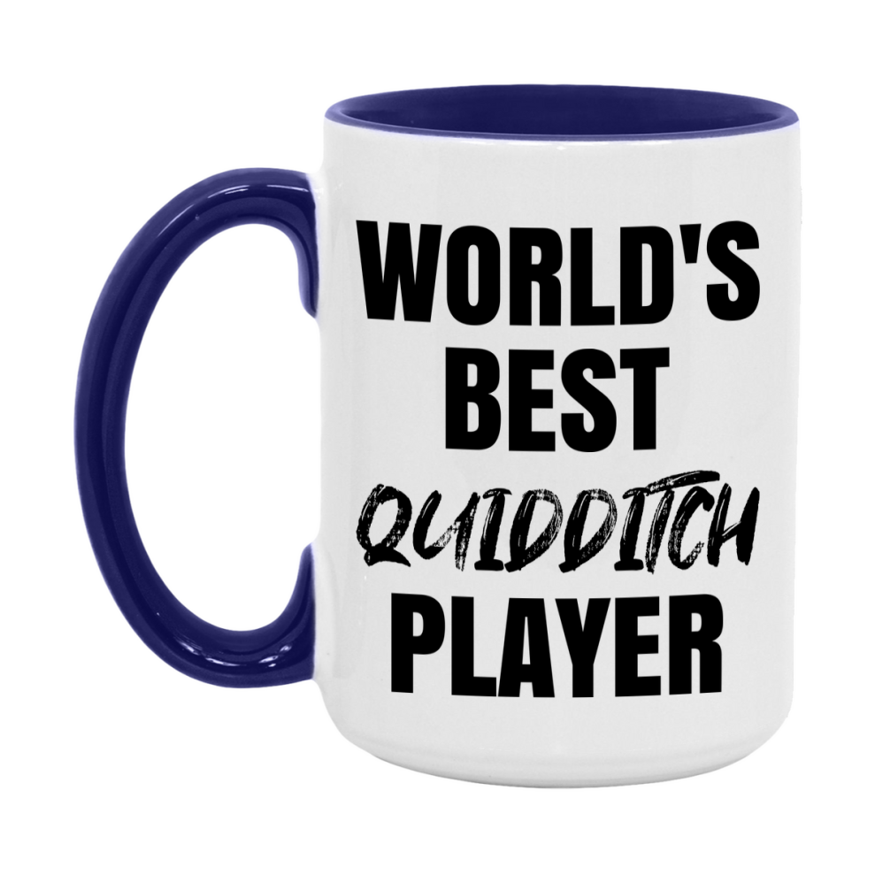 World's Best Quidditch Player Mug, Double-Sided 11Oz Or 15Oz Coffee Cup