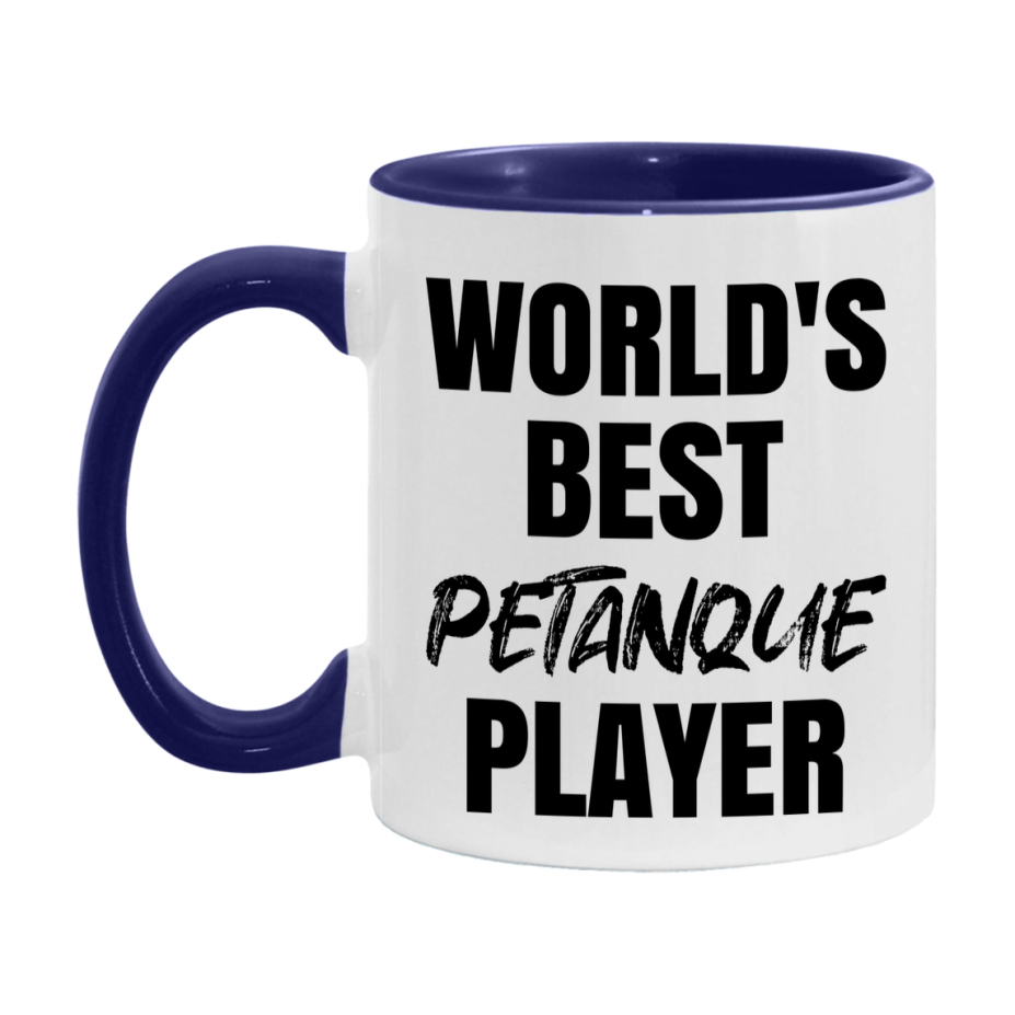 World's Best Petanque Player Mug, Double-Sided 11Oz Or 15Oz Coffee Cup