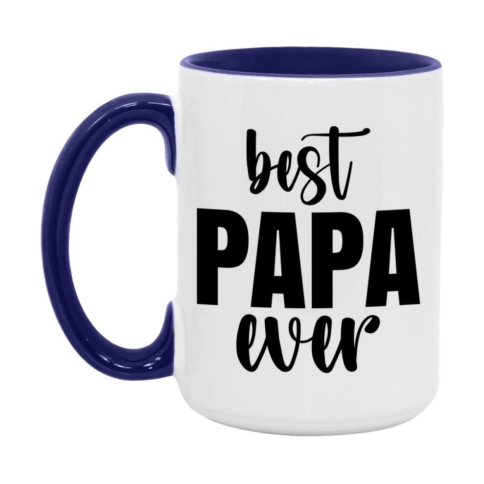 Best Papa Ever Mug, Father’s Day Gift, 11Oz Or 15Oz Ceramic Coffee Mug
