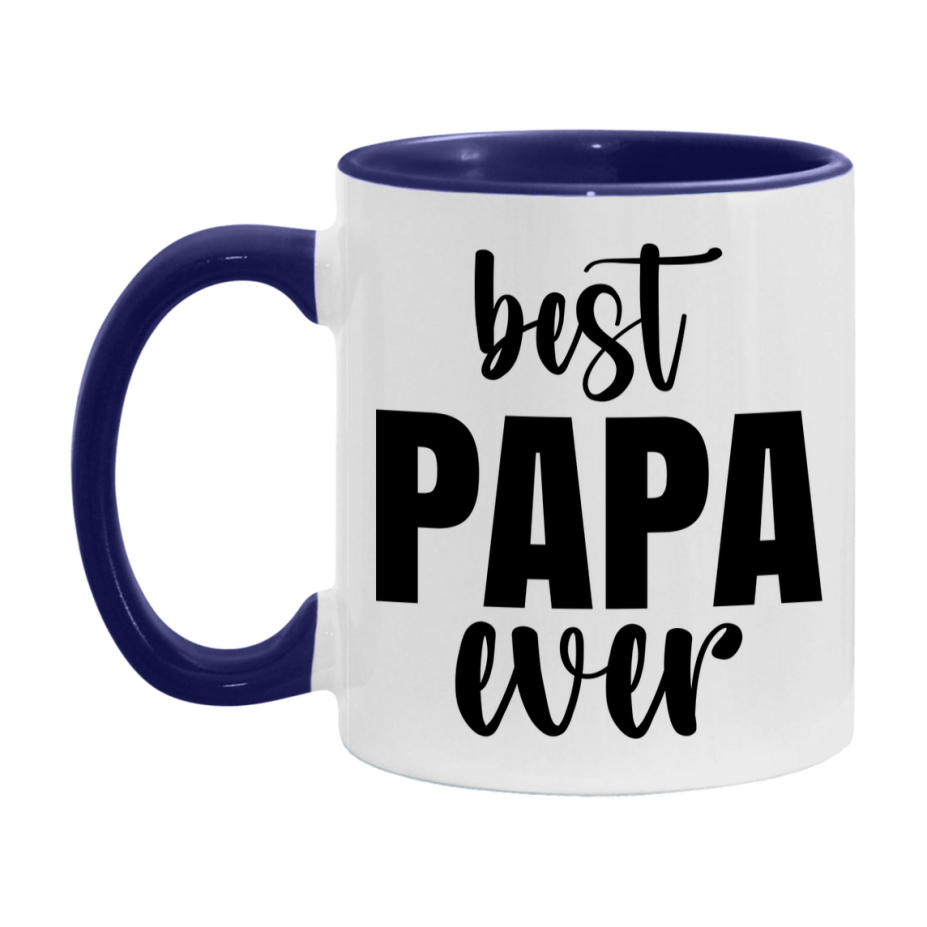 Best Papa Ever Mug, Father’s Day Gift, 11Oz Or 15Oz Ceramic Coffee Mug
