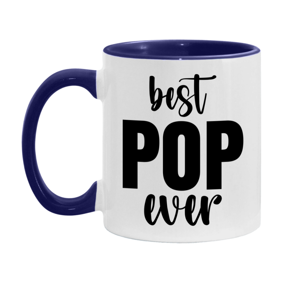 Best Pop Ever Mug, Father’s Day Gift, 11Oz Or 15Oz Ceramic Coffee Mug