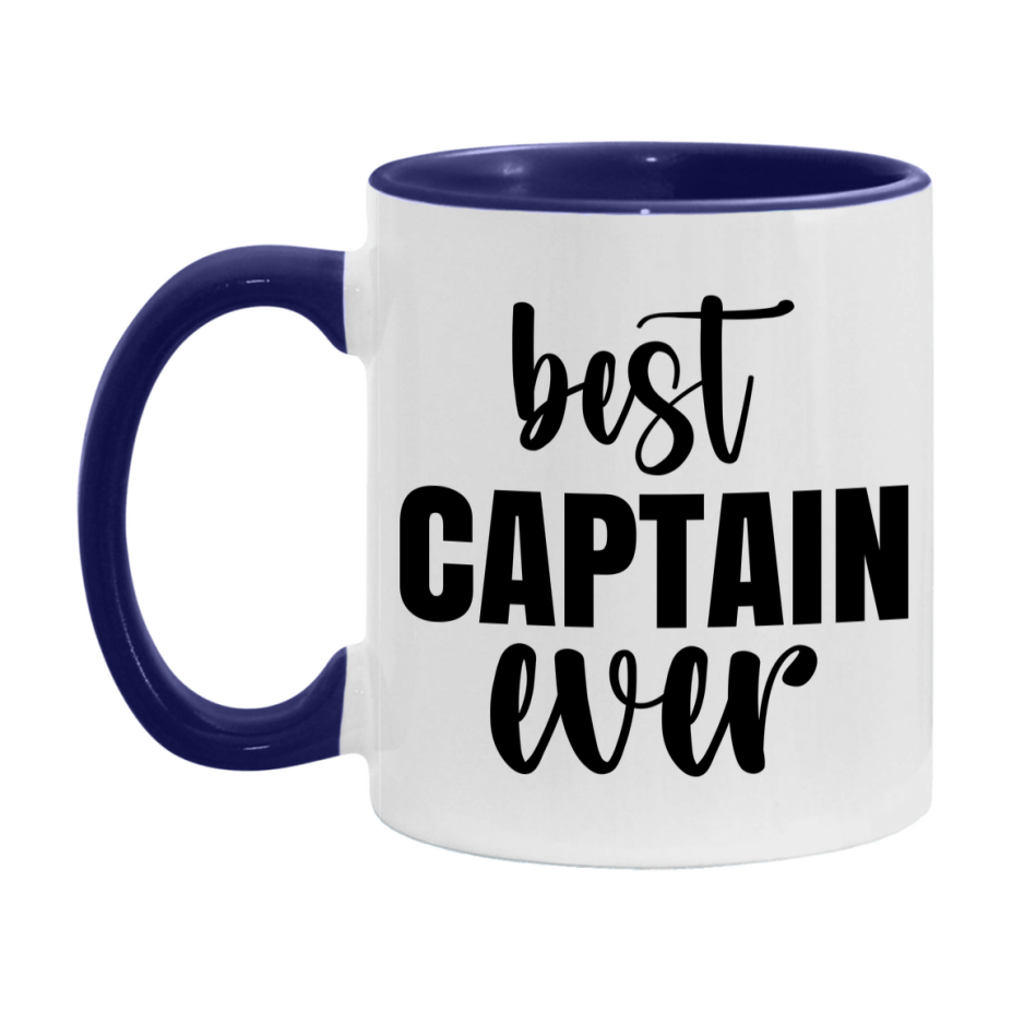 Best Captain Ever Mug, Father’s Day Gift, 11Oz Or 15Oz Ceramic Coffee Mug