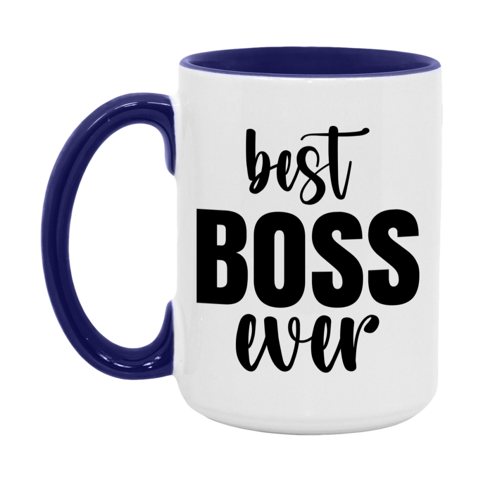Best Boss Ever Mug, Father’s Day Gift, 11Oz Or 15Oz Ceramic Coffee Mug