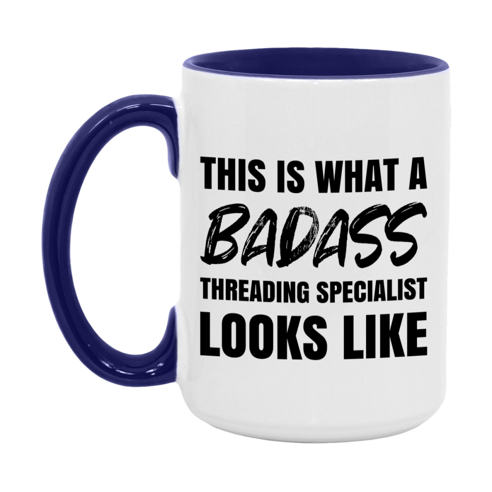 Threading Specialist Gifts For Women, Threading Specialist 11Oz Or 15Oz Ceramic Coffee Mug, Funny Novelty Gift For Threading Specialist