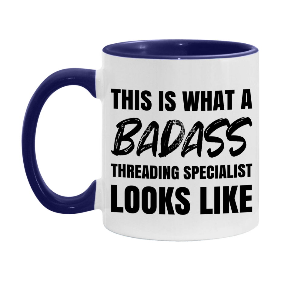 Threading Specialist Gifts For Women, Threading Specialist 11Oz Or 15Oz Ceramic Coffee Mug, Funny Novelty Gift For Threading Specialist