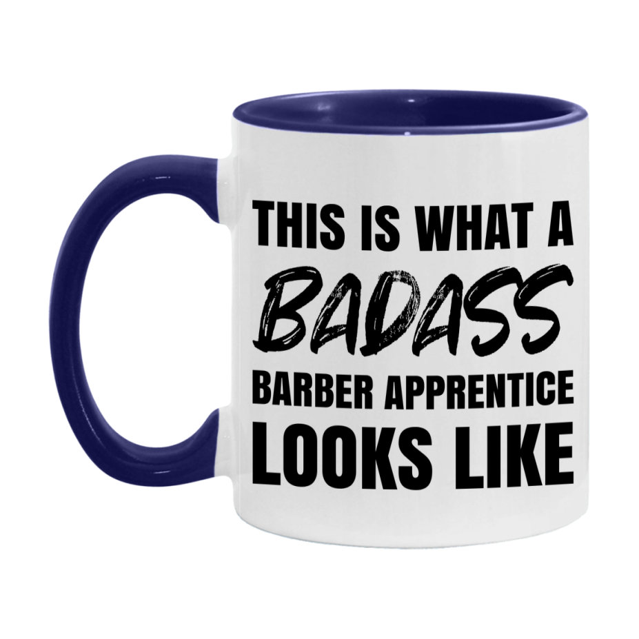 Barber Apprentice Gifts For Women, Barber Apprentice 11Oz Or 15Oz Ceramic Coffee Mug, Funny Novelty Gift For Barber Apprentice