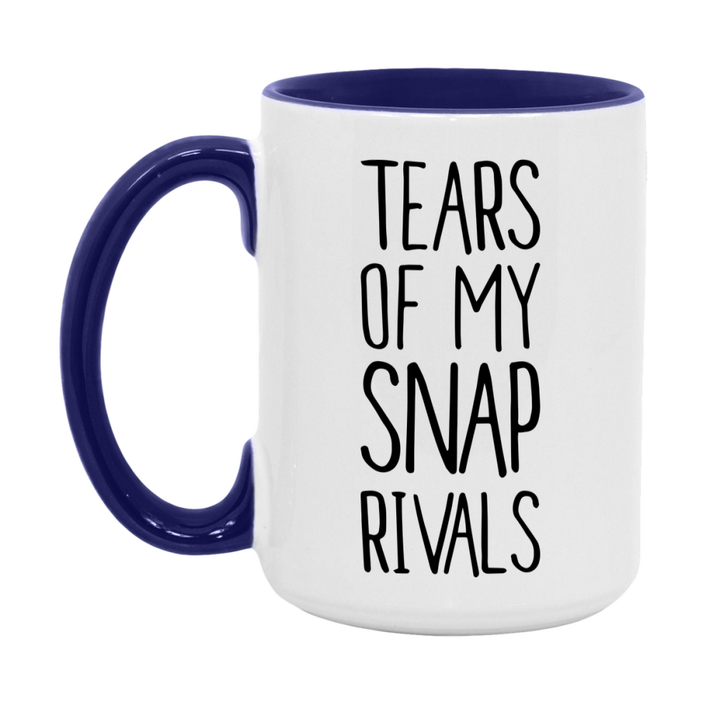 Funny Snap Mug, Tears Of My Snap Rivals, 11Oz Or 15Oz Ceramic Coffee Cup